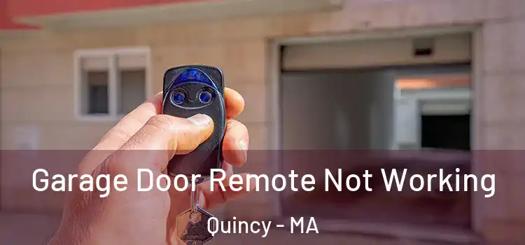 Garage Door Remote Not Working Quincy - MA
